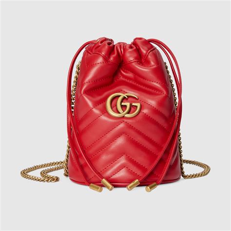 mini secchiello gucci|gucci marmont super mini.